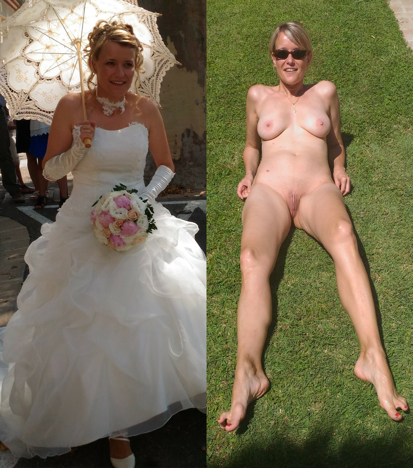 brides before after